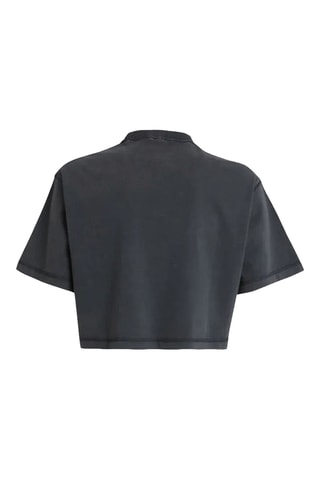 Camiseta cropped - Negro