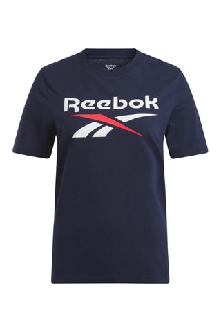 Camiseta Identity Big Logo - Azul marino