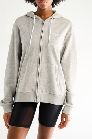 Sudadera con capucha - Gris claro jaspeado