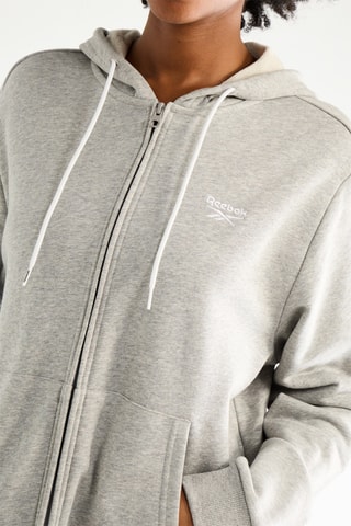 Sudadera con capucha - Gris claro jaspeado