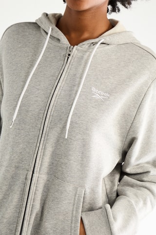 Sudadera con capucha - Gris claro jaspeado
