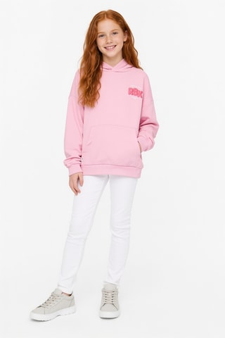 Sudadera con capucha - Rosa empolvado