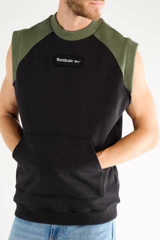 Sudadera sin mangas - Negro