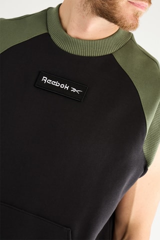 Sudadera sin mangas - Negro