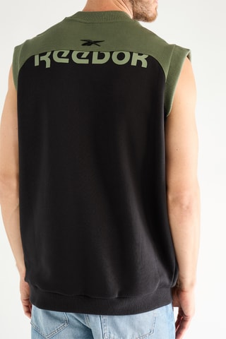 Sudadera sin mangas - Negro