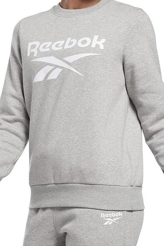 Sudadera de entrenamiento Identity Big Logo Fl - Gris claro jaspeado