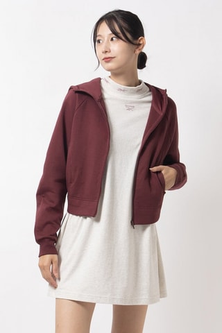 Sudadera con capucha DreamBlend - Burdeos