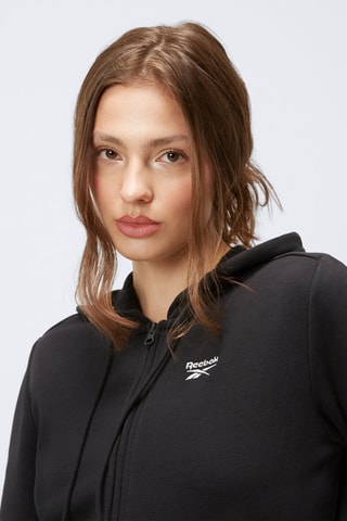 Sudadera con capucha French Terry - Negro