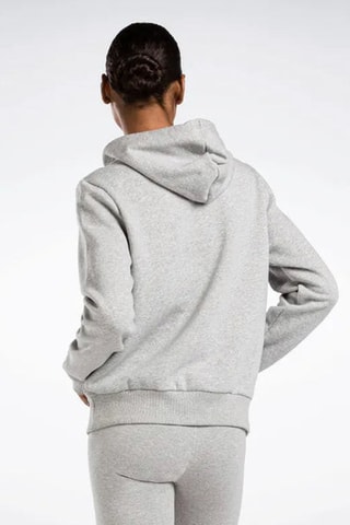 Sudadera polar con capucha Big logo - Gris jaspeado