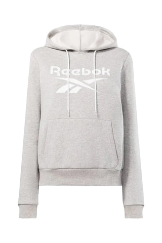 Sudadera polar con capucha Big logo - Gris jaspeado