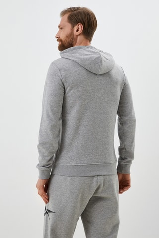 Sudadera con capucha Big Logo - Gris jaspeado