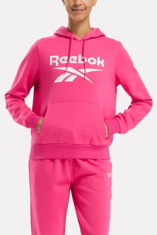 Sudadera polar con capucha - Fucsia