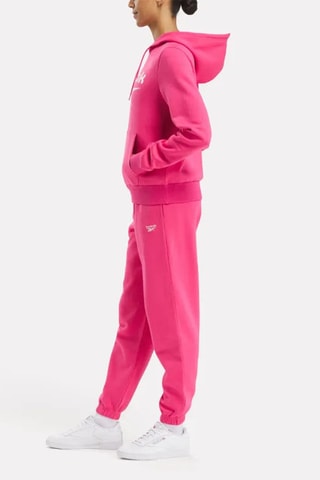 Sudadera polar con capucha - Fucsia