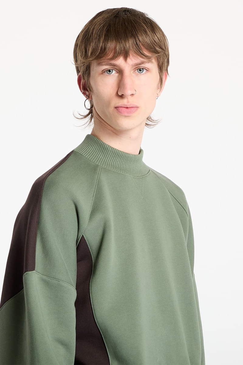 Sudadera French Terry Crewneck - Caqui