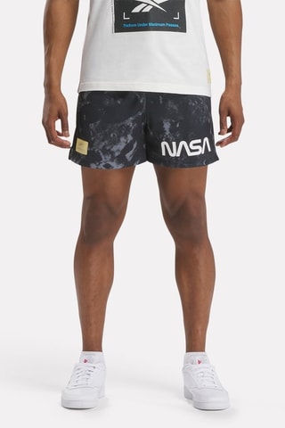 Short tie-dye NASA - Negro