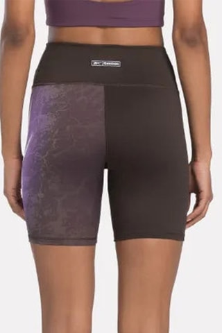 Shorty de talle alto Bold Bike - Violeta
