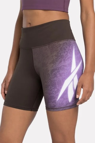 Shorty de talle alto Bold Bike - Violeta