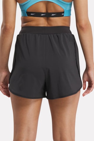Short de entrenamiento de tiro alto Lux Woven - Negro