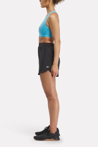 Short de entrenamiento de tiro alto Lux Woven - Negro