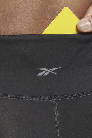 Short de entrenamiento de tiro alto Basic Hot - Negro