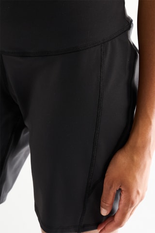 Short de tiro alto - Negro