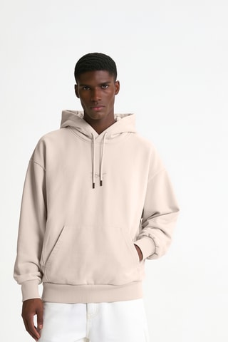 Sudadera con capucha - Beige