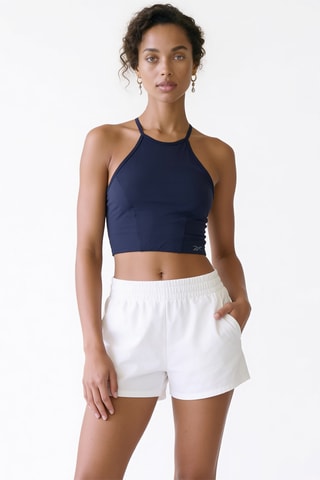 Crop top de yoga - Azul marino