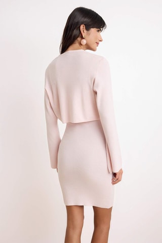 Boléro et robe fourreau - Rose