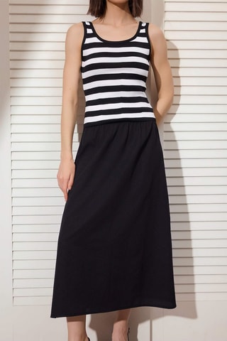 Robe midi - Noir