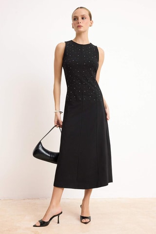 Robe midi - Noir