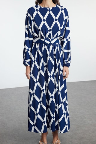 Robe longue - Bleu