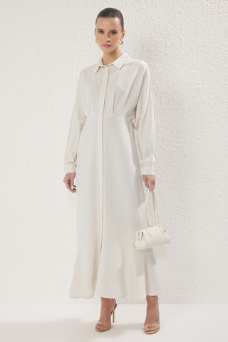 Robe chemise - Gris