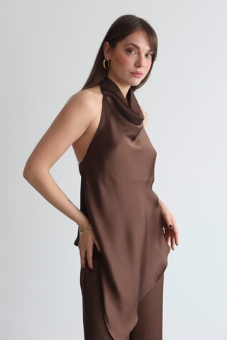Blouse et pantalon - Marron