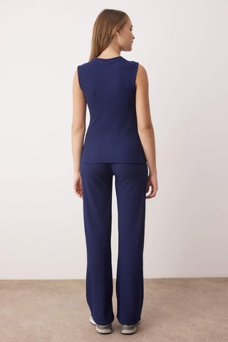 Top et pantalon - Bleu