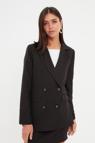 Blazer regular - Noir