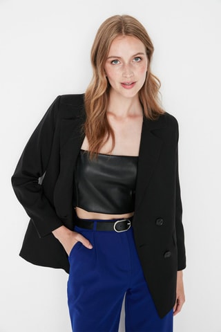 Blazer regular - Noir