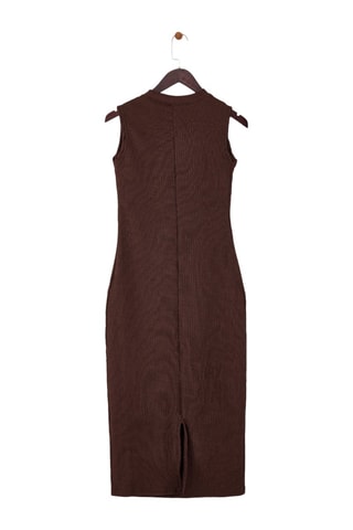 Robe fourreau - Marron