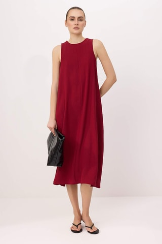 Robe midi - Bordeaux