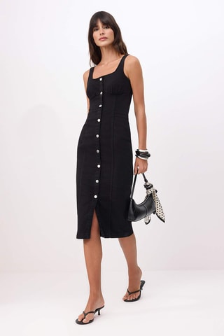 Robe fourreau - Noir