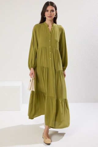 Robe longue - Vert