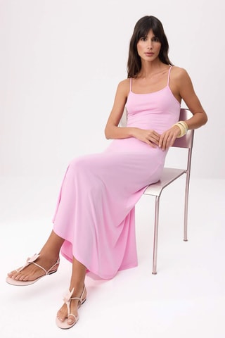 Robe midi - Rose