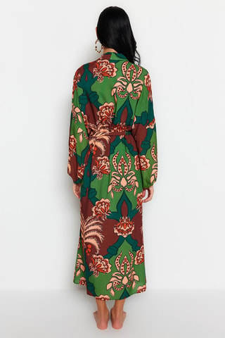 Kimono - Vert et marron