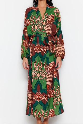 Kimono - Vert et marron