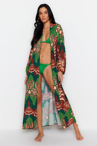 Kimono - Vert et marron