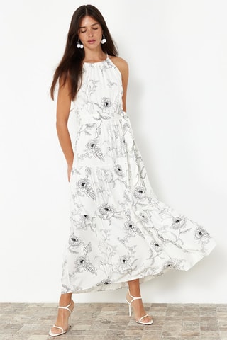 Robe longue - Écru
