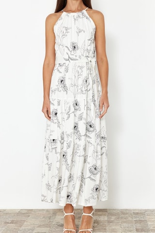 Robe longue - Écru