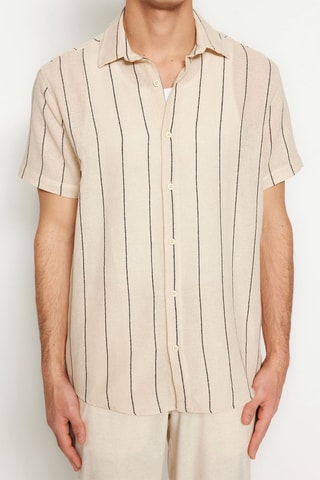 Chemise regular - Jaune