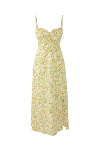 Robe midi - Jaune