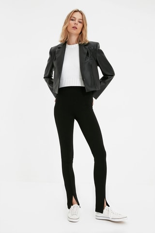 Pantalon droit Noir - Noir
