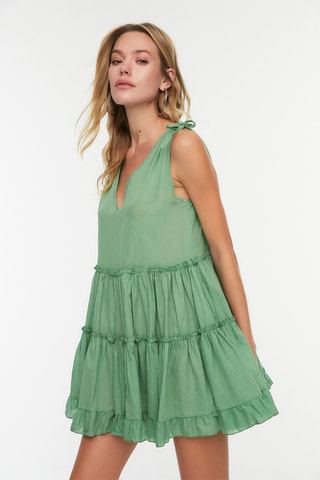 Robe trapèze - Vert